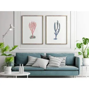 Nantucket | Set of 2 coral prints