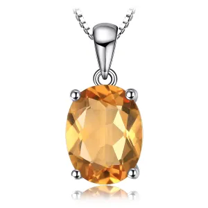 Natural Citrine Stone Necklace