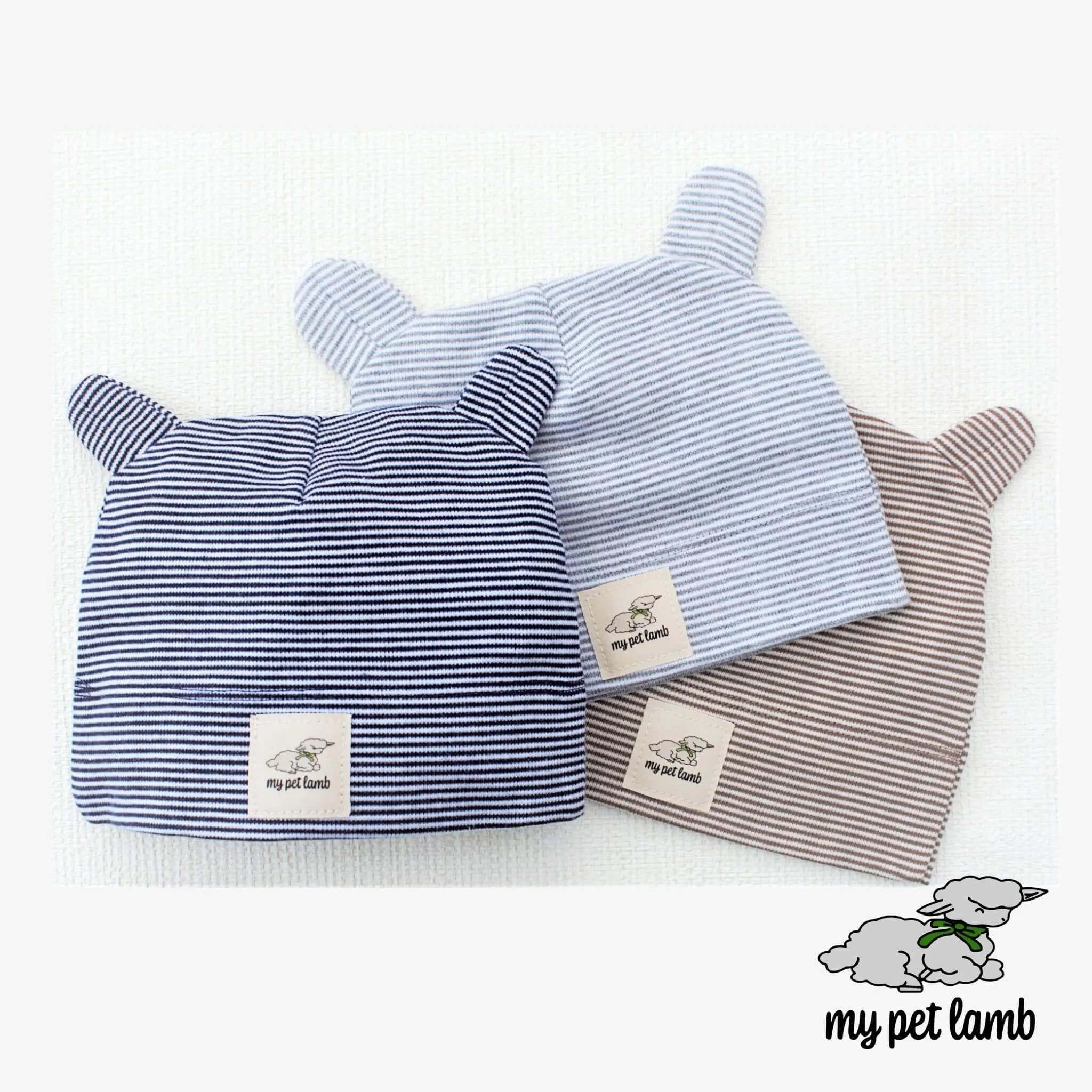 Natural Cotton Stripy Hat