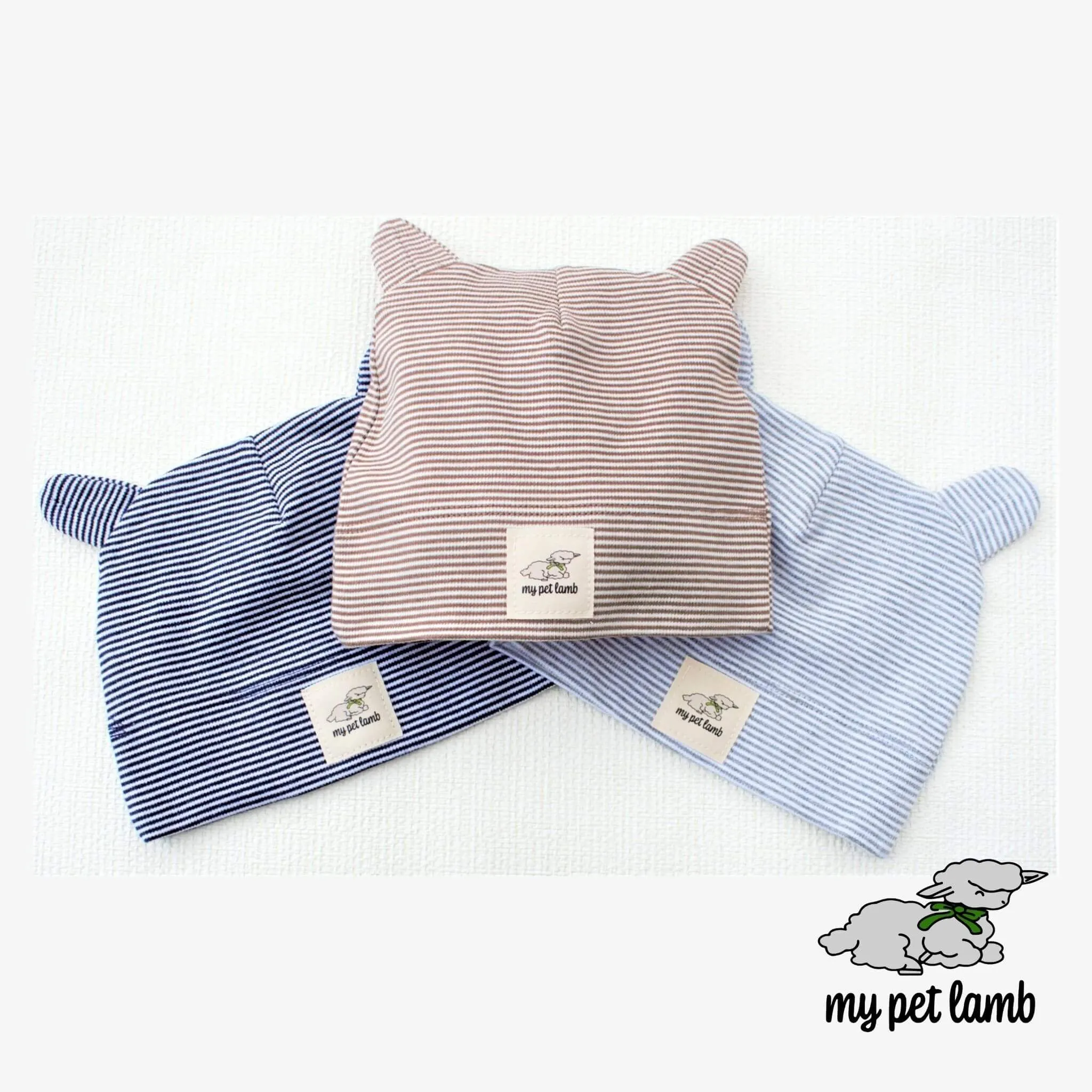 Natural Cotton Stripy Hat