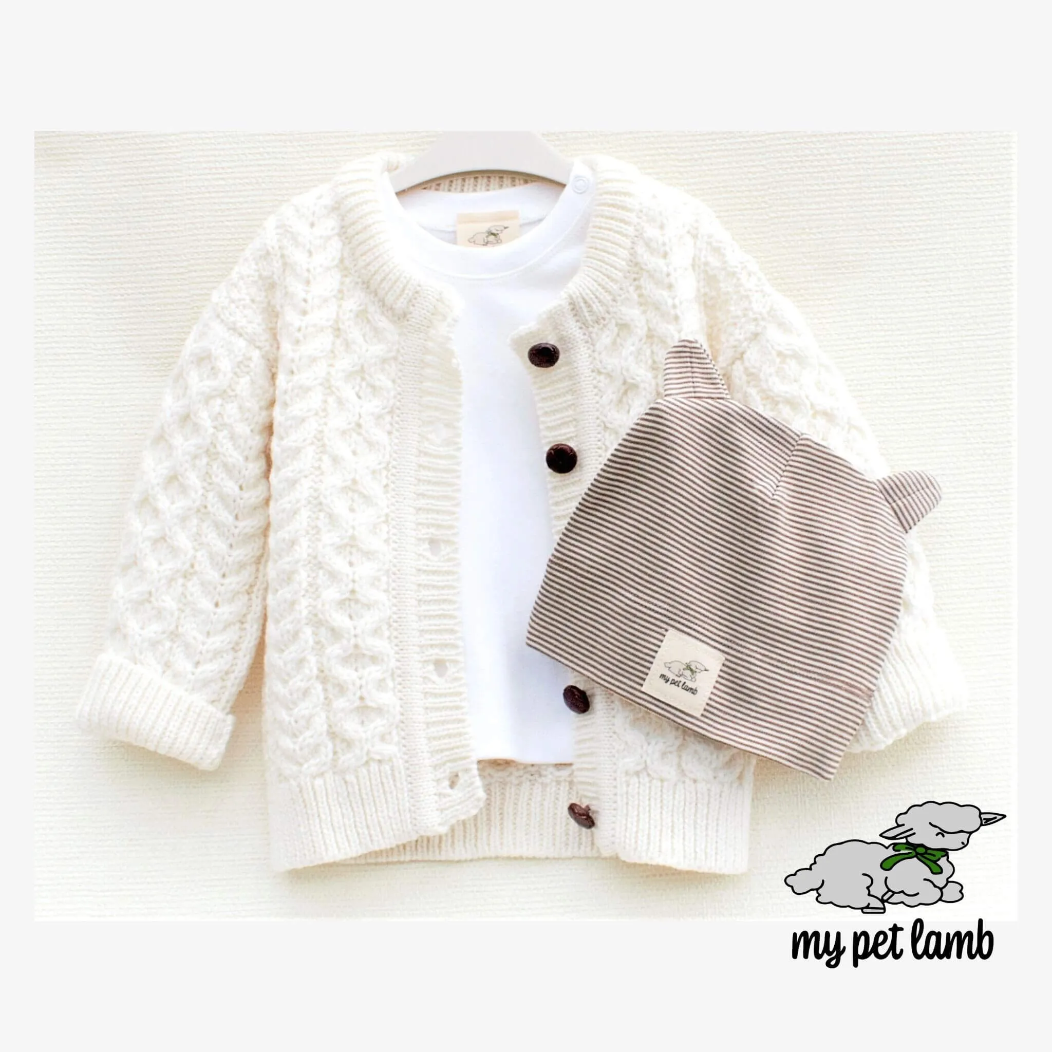 Natural Cotton Stripy Hat
