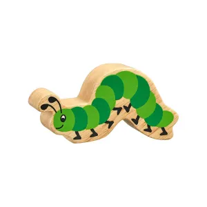 Natural green caterpillar