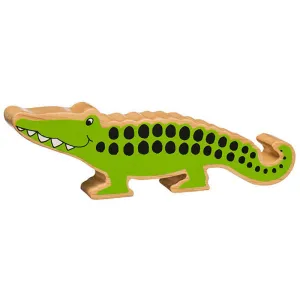 Natural green crocodile