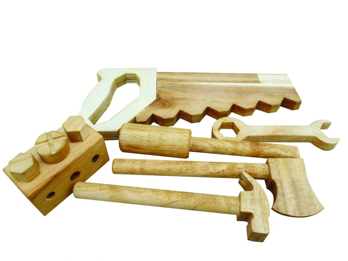 Natural Wooden Tool Set