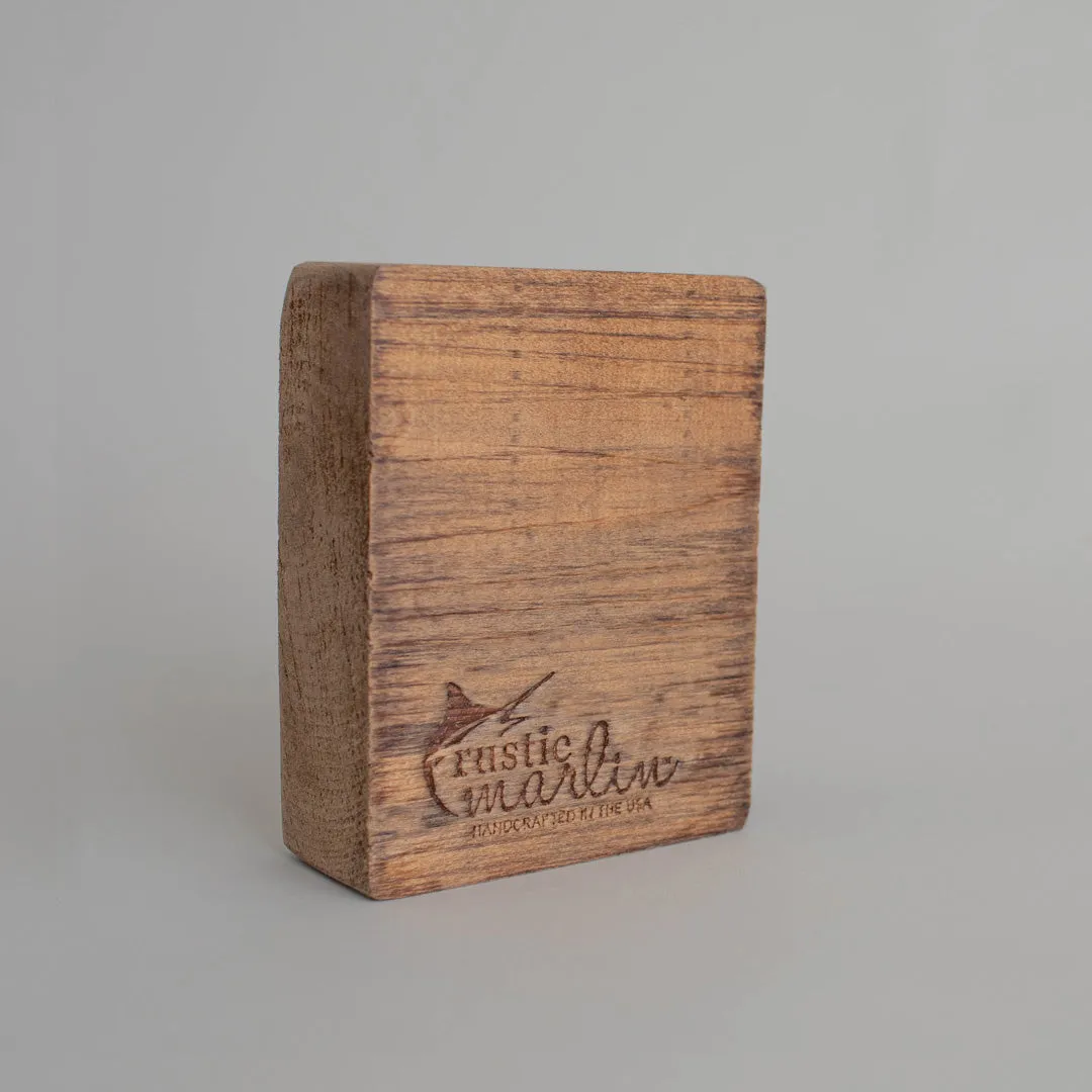 Navy Anchor Decorative Wooden Block