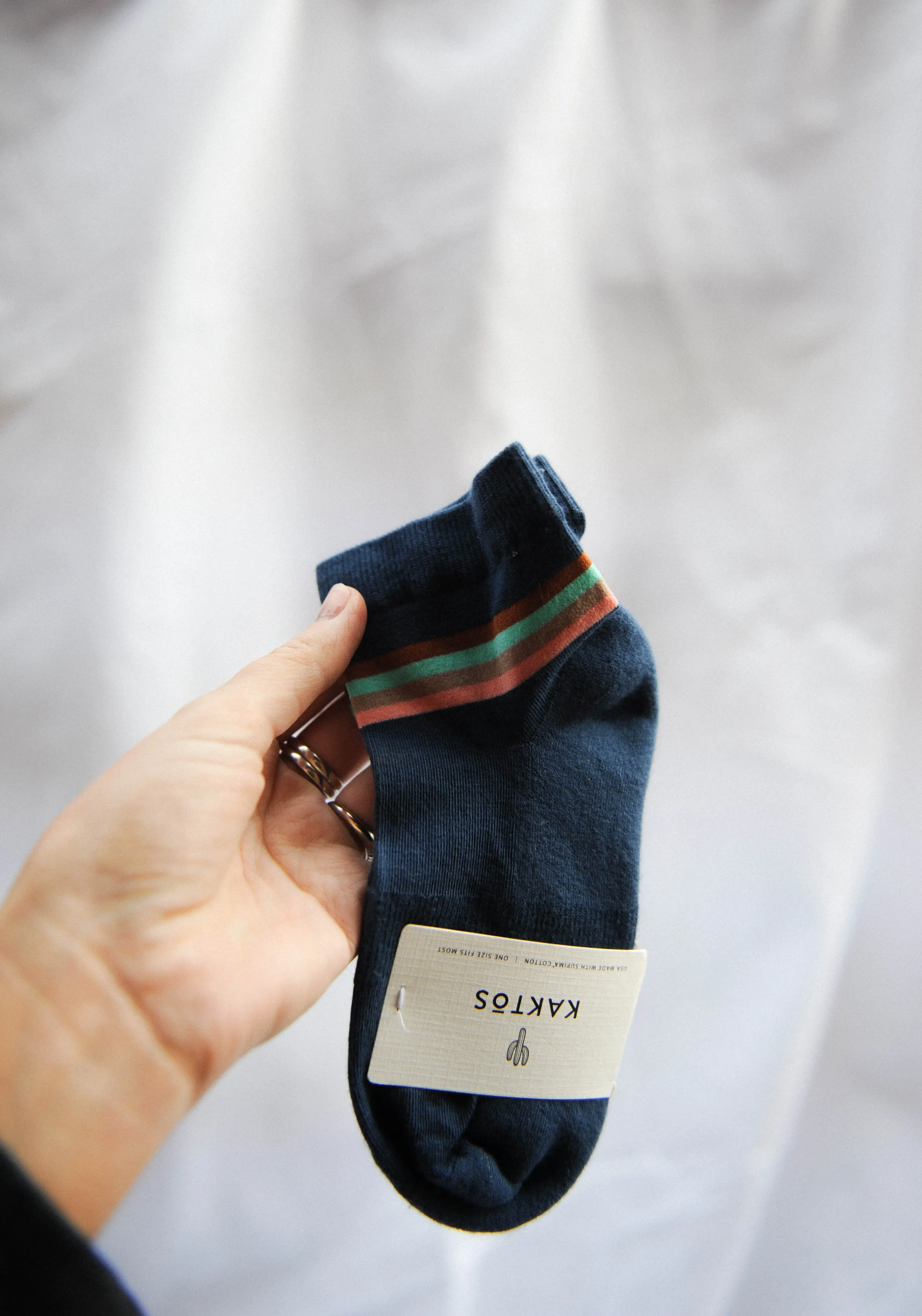 Navy Retro Stripe Shorty
