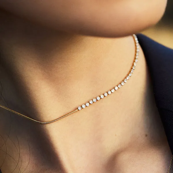 necklace Saran : cristal