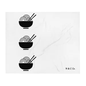 Noodle Bowl Throw Blanket