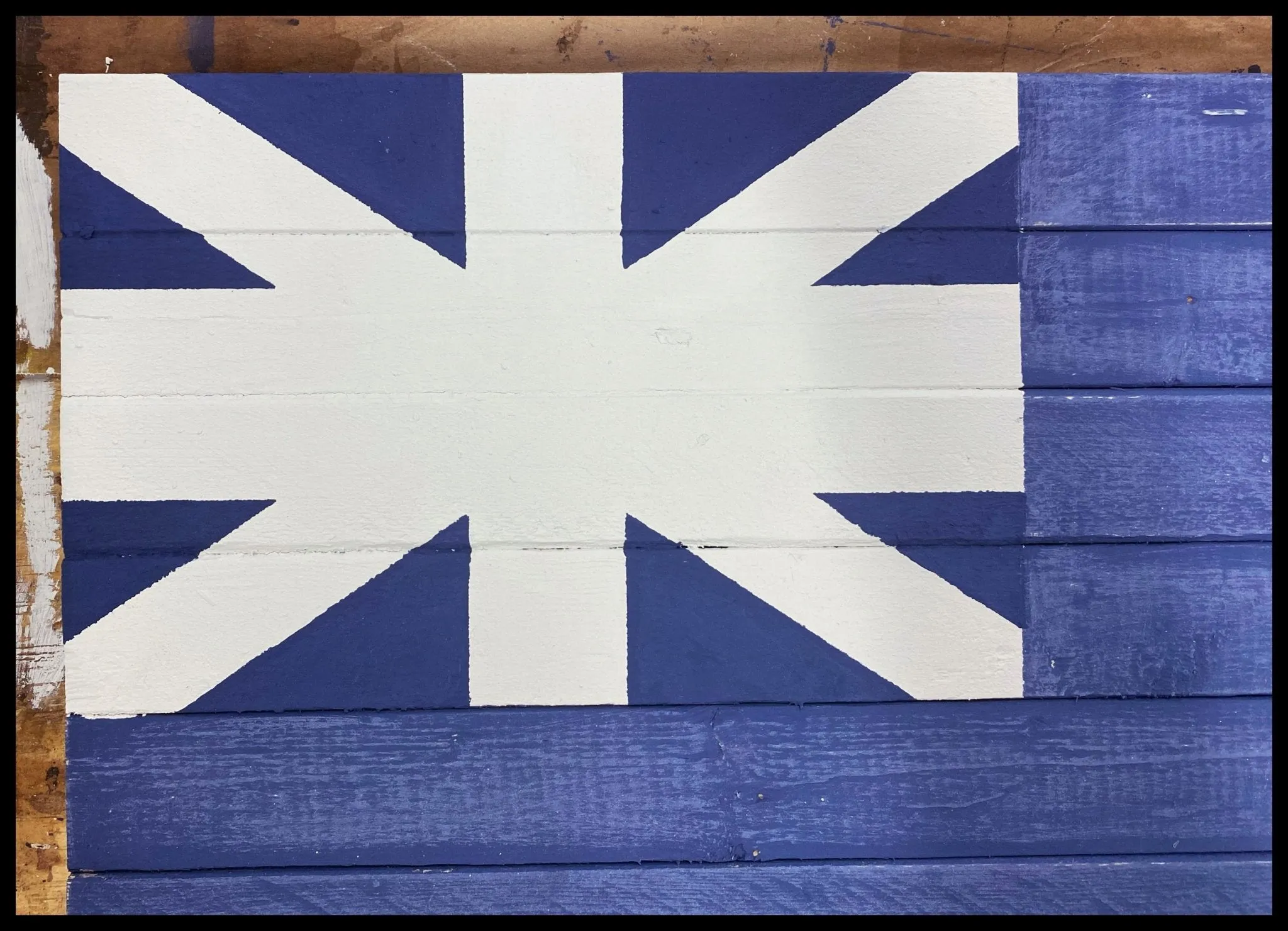 Oversized Australian Flag - Giant Wood Flag