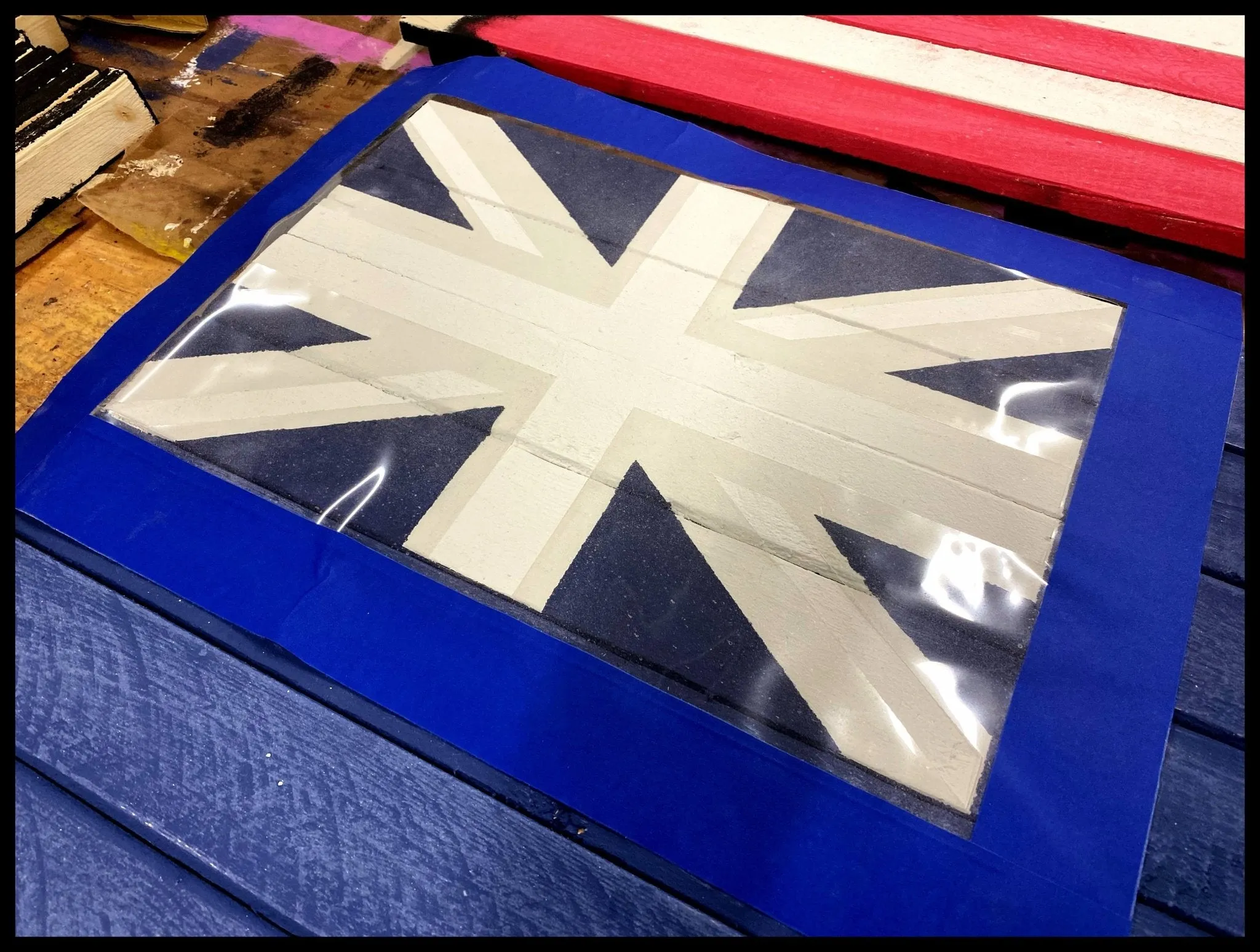 Oversized Australian Flag - Giant Wood Flag