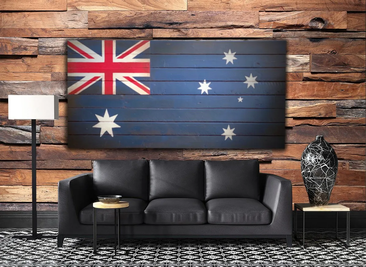 Oversized Australian Flag - Giant Wood Flag