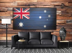 Oversized Australian Flag - Giant Wood Flag