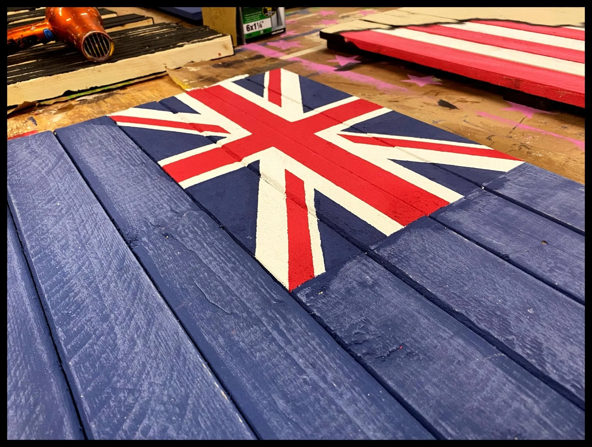 Oversized Australian Flag - Giant Wood Flag