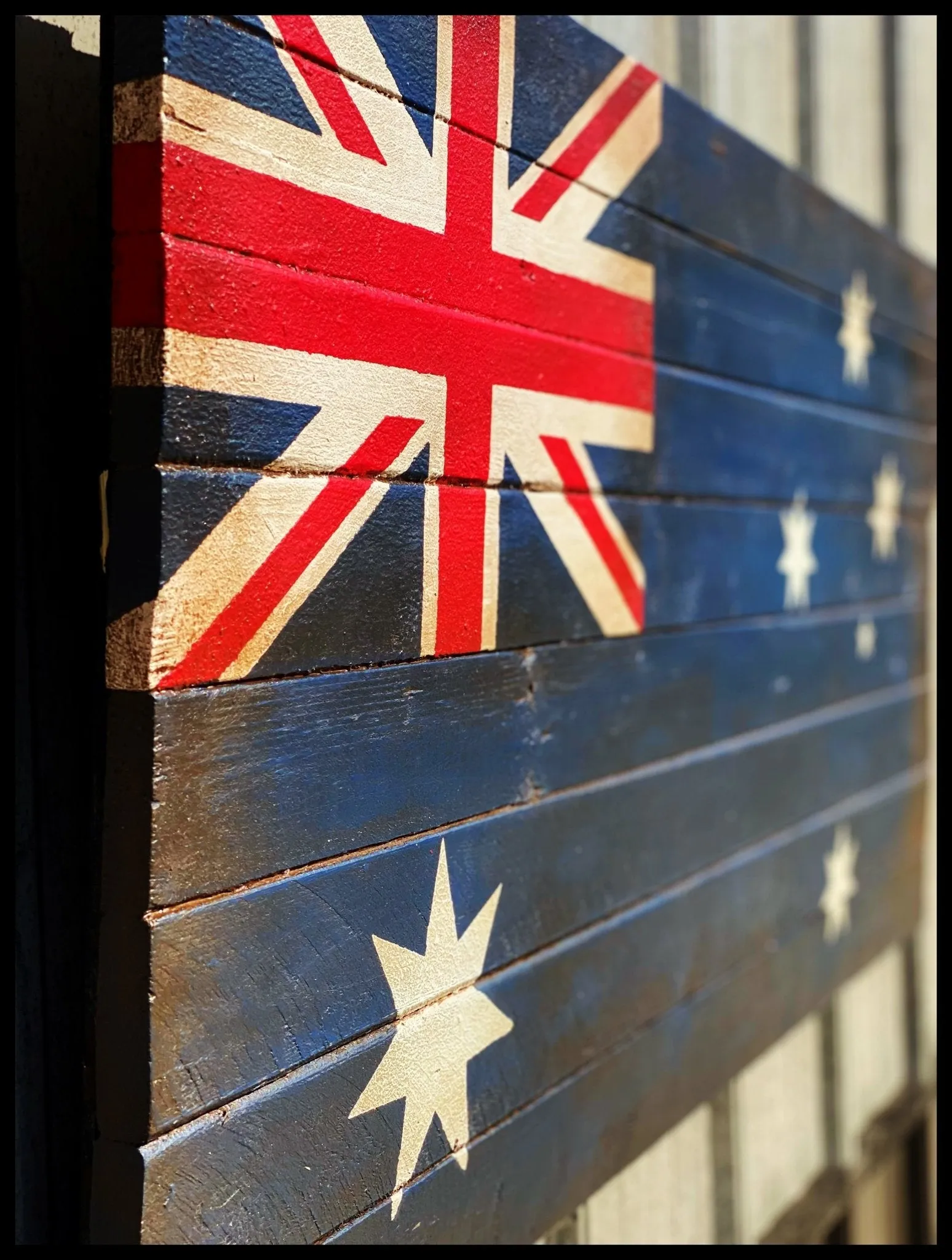 Oversized Australian Flag - Giant Wood Flag