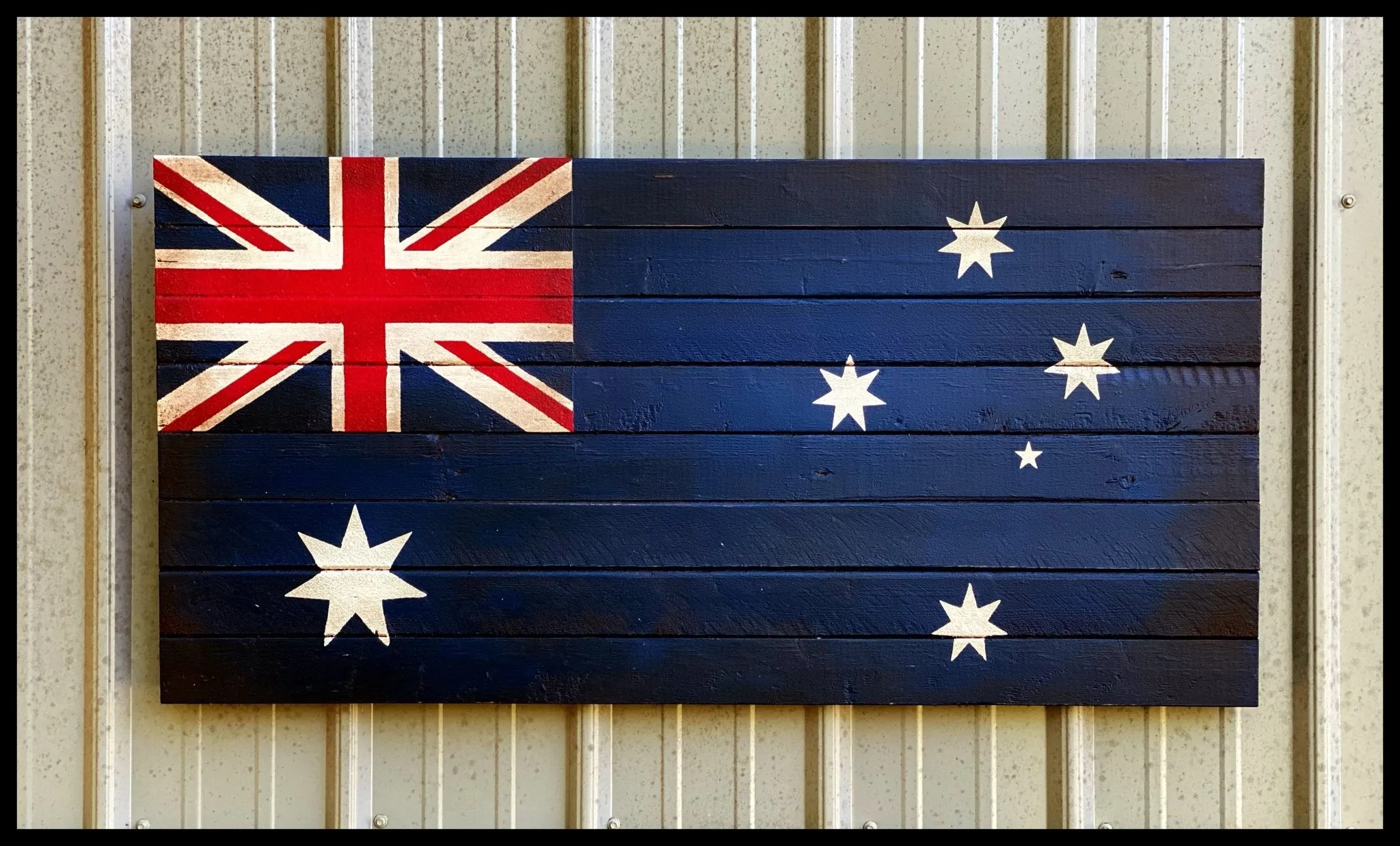 Oversized Australian Flag - Giant Wood Flag