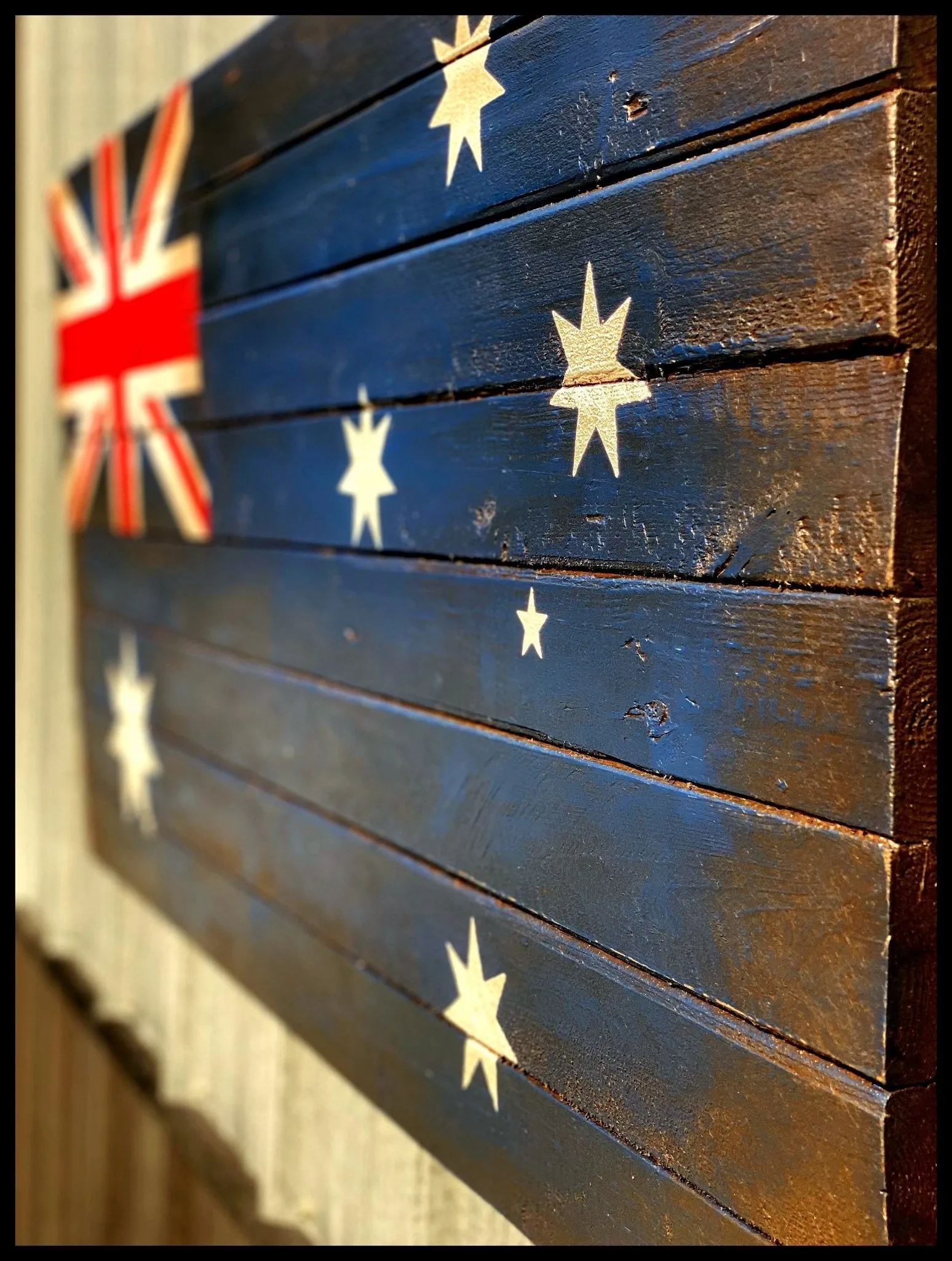 Oversized Australian Flag - Giant Wood Flag