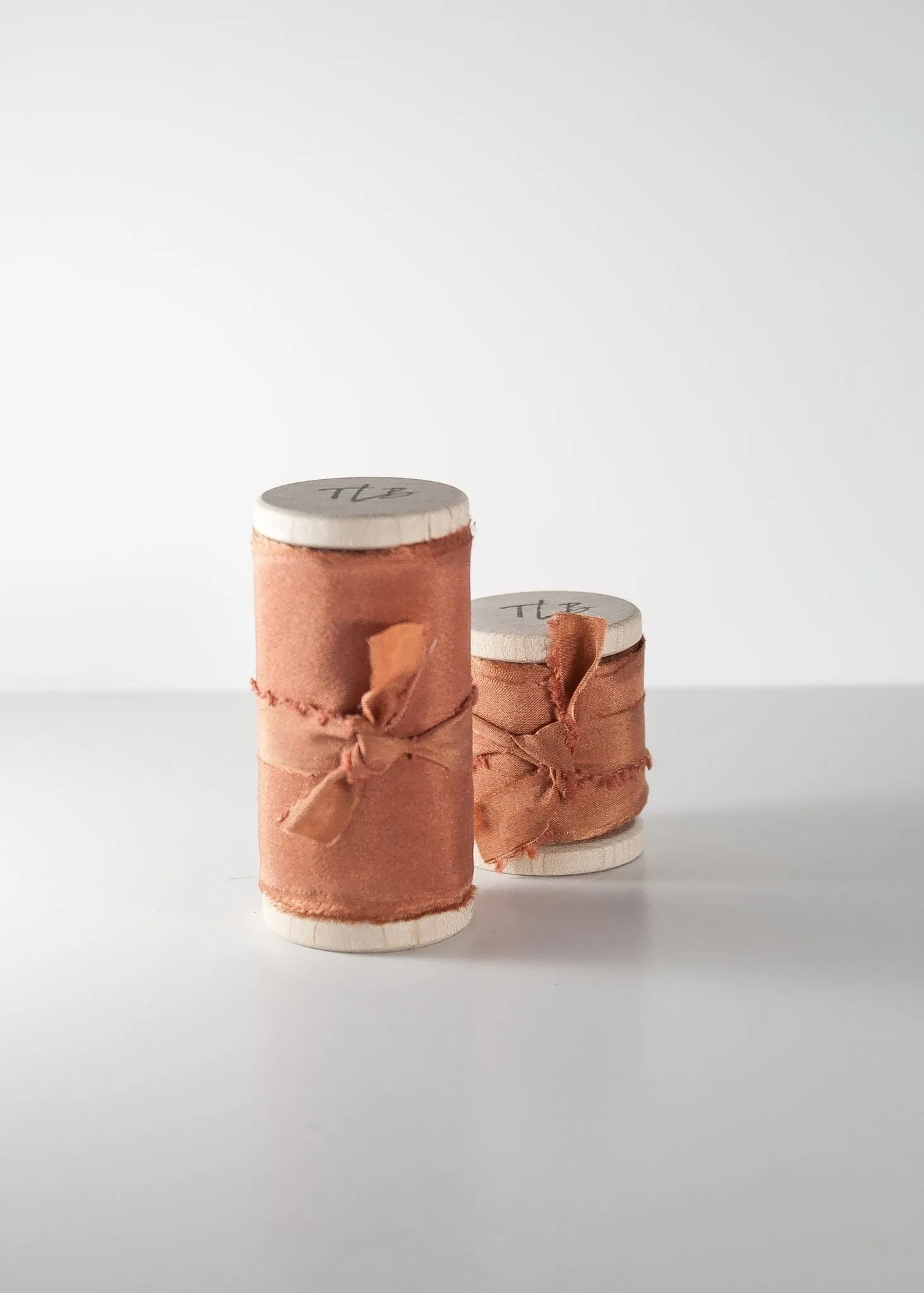 Pecan Brown Habotai Silk Ribbon