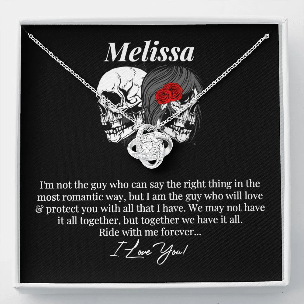 Personalized Ride With Me Forever Necklace