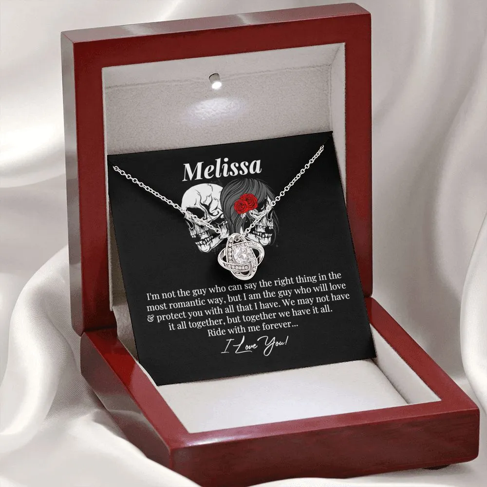 Personalized Ride With Me Forever Necklace