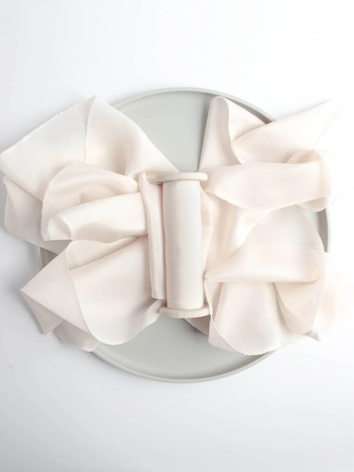 Petal Pink Habotai Silk Ribbon