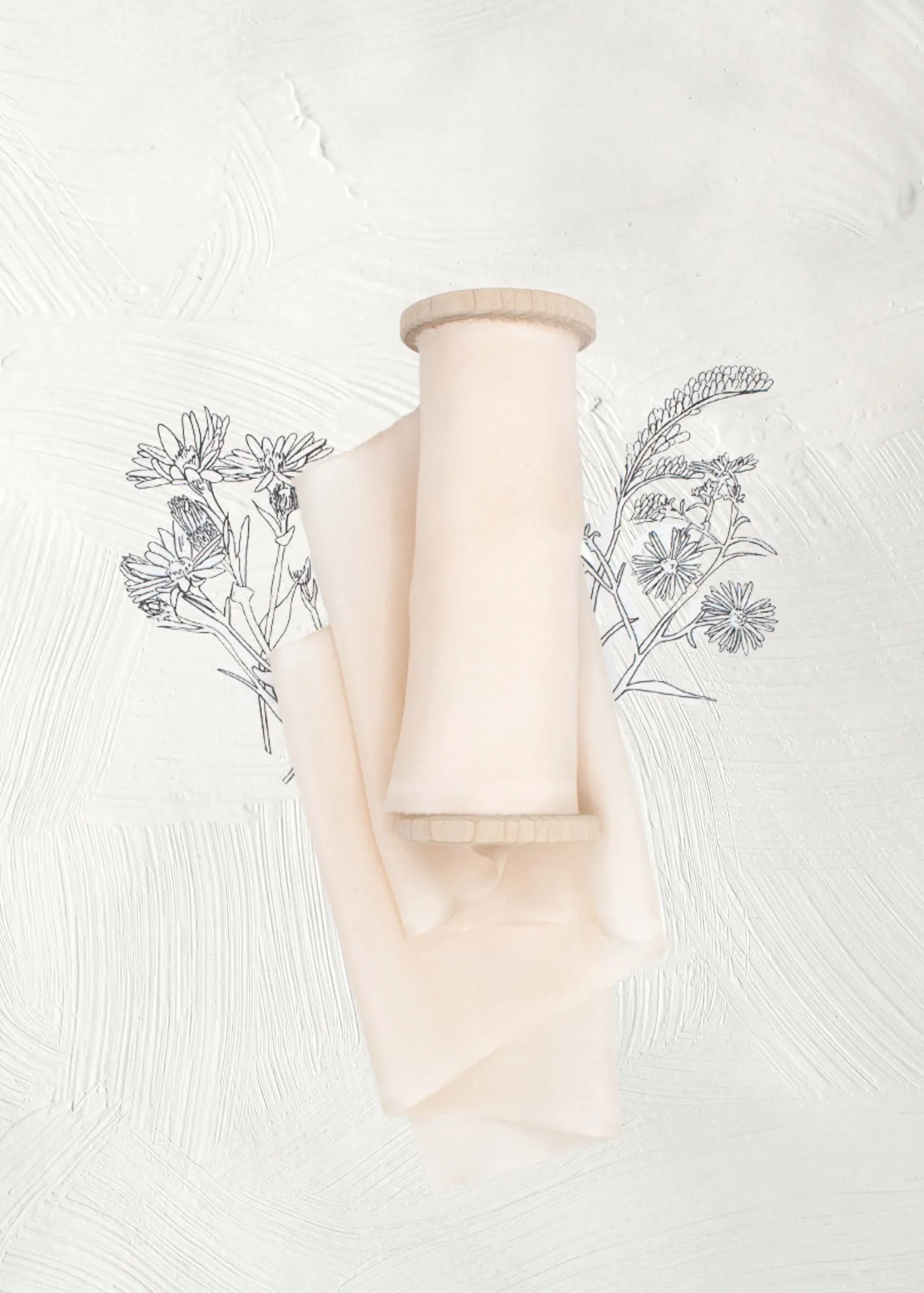 Petal Pink Habotai Silk Ribbon