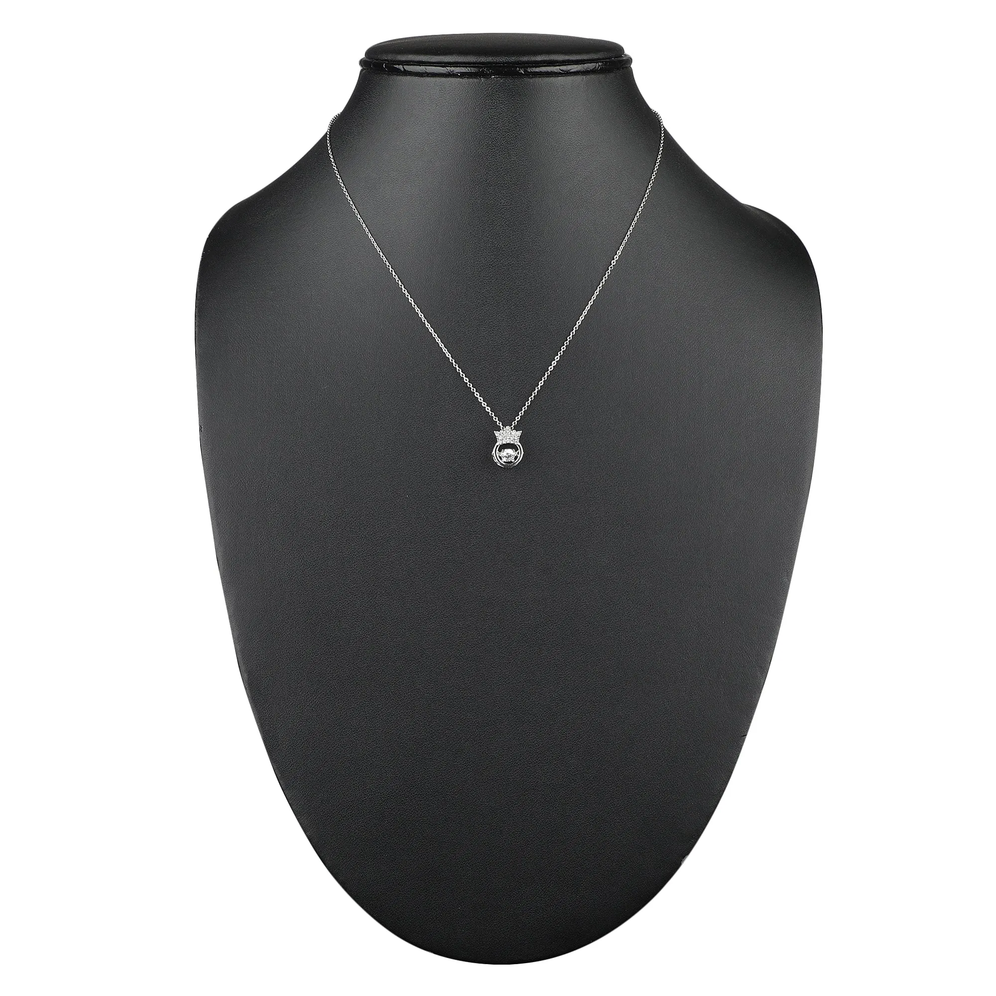 Platinum Queen Lit Pendant