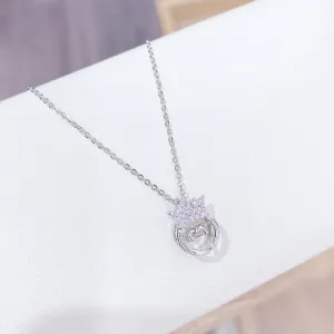 Platinum Queen Lit Pendant