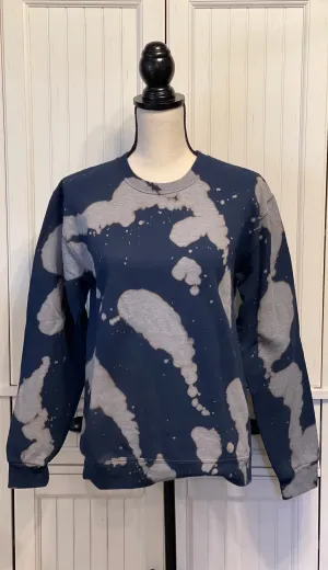 Poppy Distressed Crew Neck ~ Unisex Size Small
