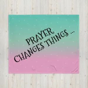 PRAYERS B | Premium FAITH Design Throw Blanket