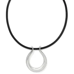 Pretty Tough Arch Leather Necklace - JM7632
