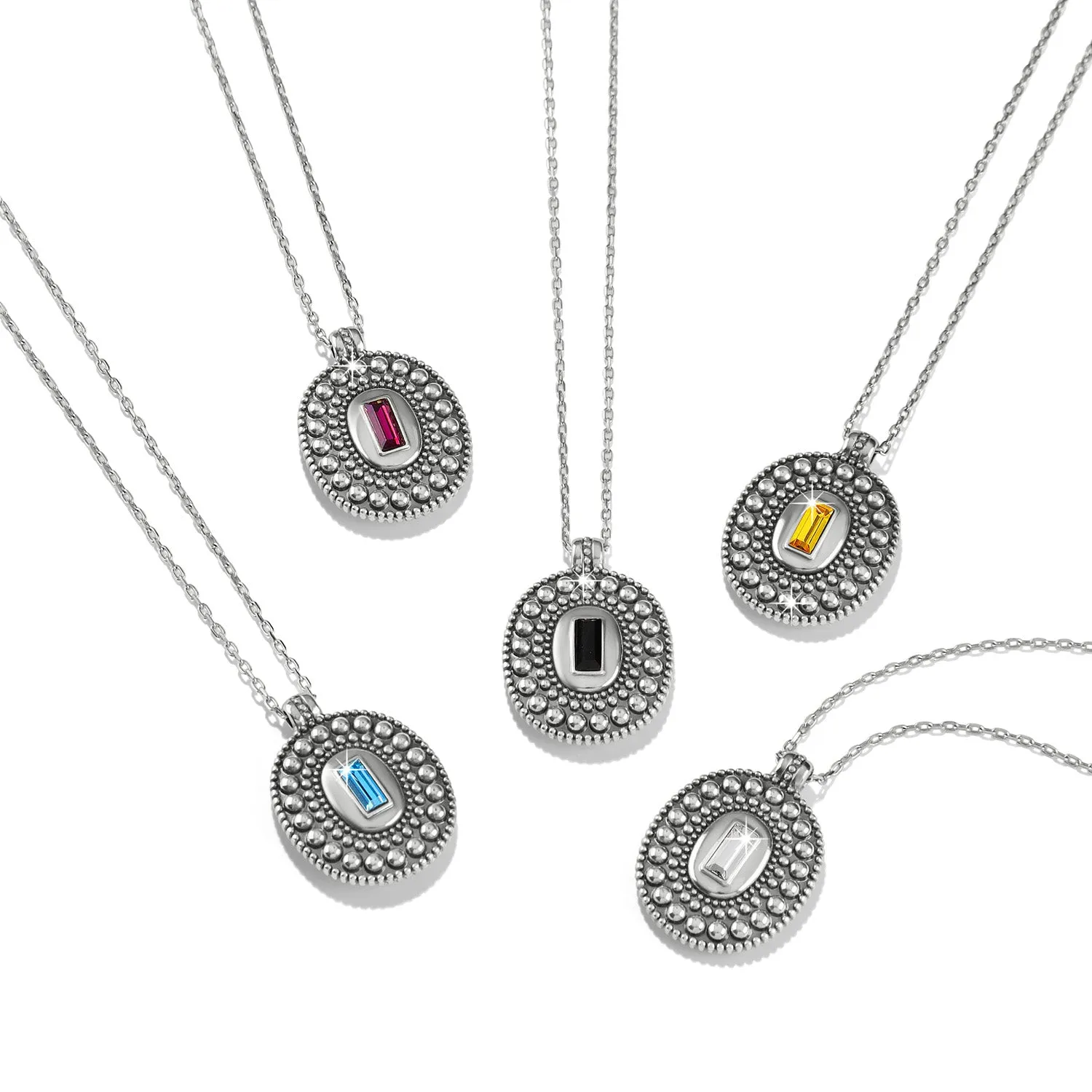 Pretty Tough Gem Necklace - Clear