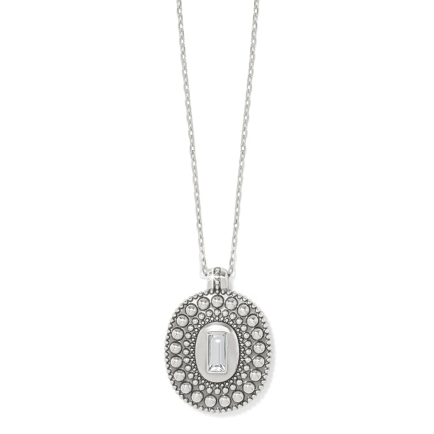 Pretty Tough Gem Necklace - Clear