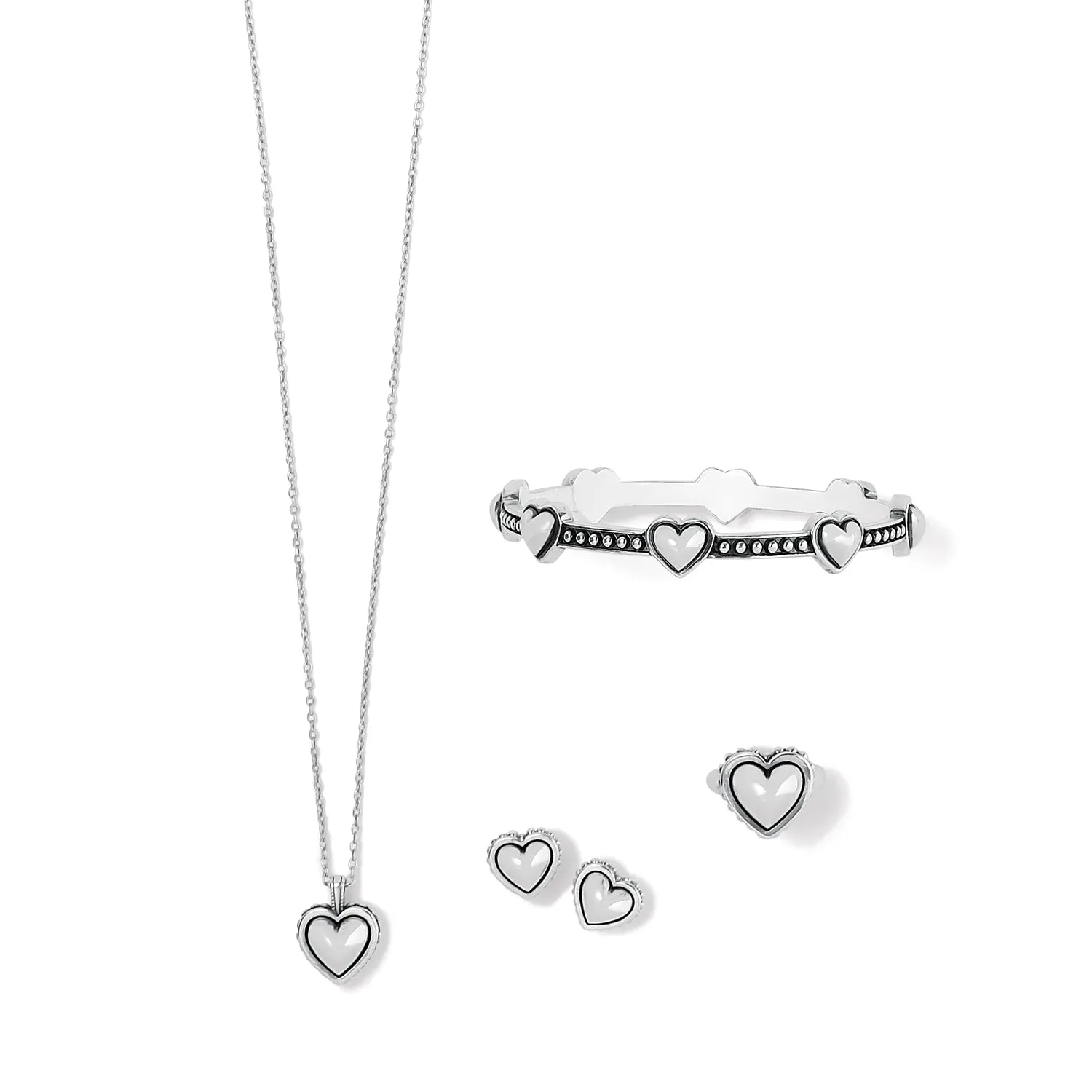 Pretty Tough Petite Heart Post Earrings JA9872