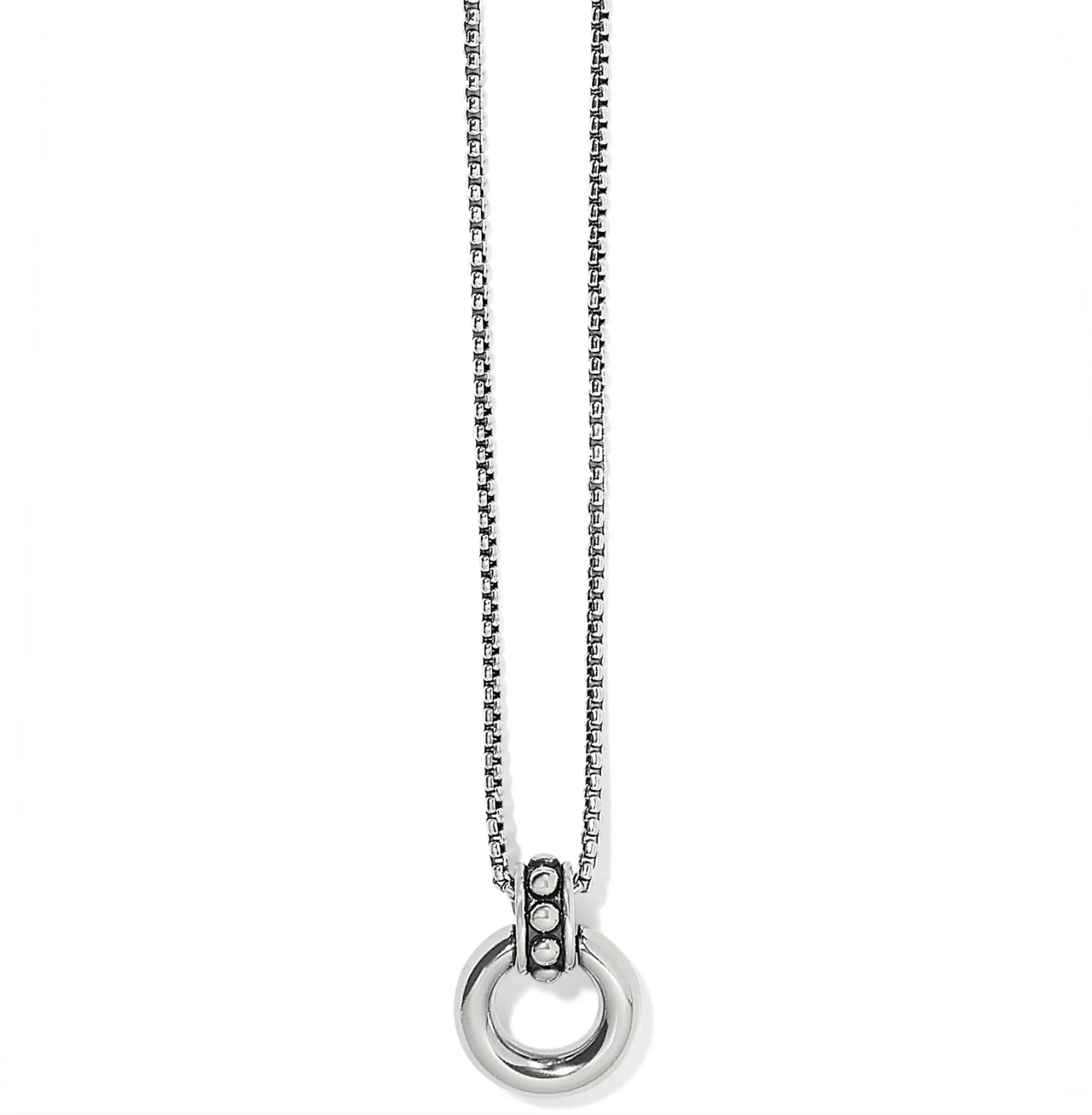 Pretty Tough Stud Ring Necklace