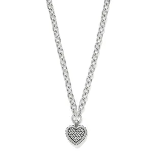 Pretty Tough Weave Heart Necklace - JM7537