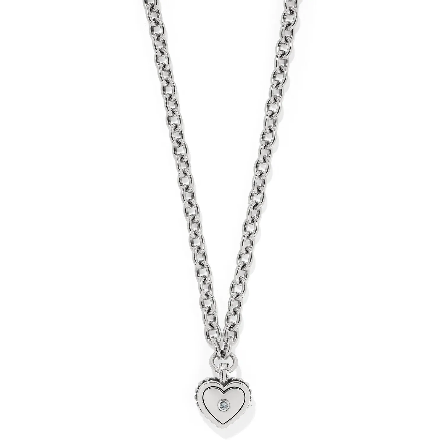 Pretty Tough Weave Heart Necklace - JM7537