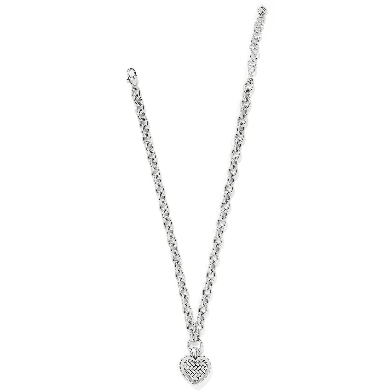 Pretty Tough Weave Heart Necklace - JM7537