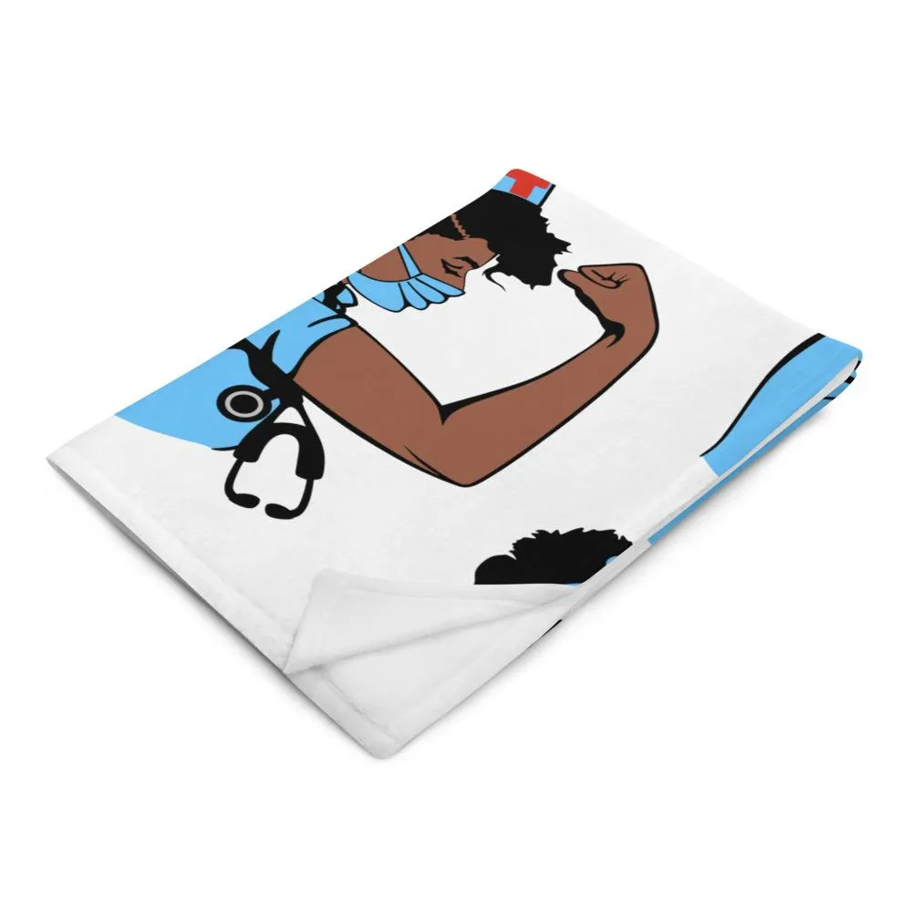 "Nurse Strong" Throw Blanket