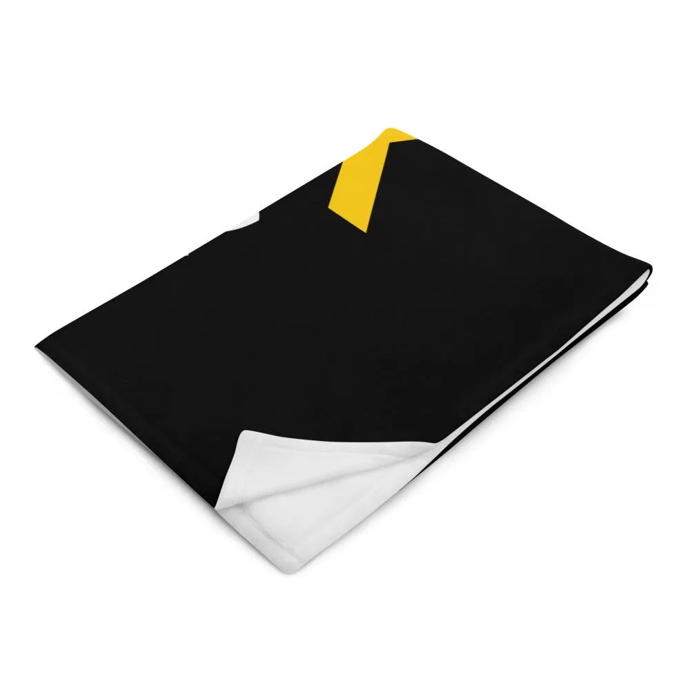 "Unapologetically Dope Black Nurse" Throw Blanket
