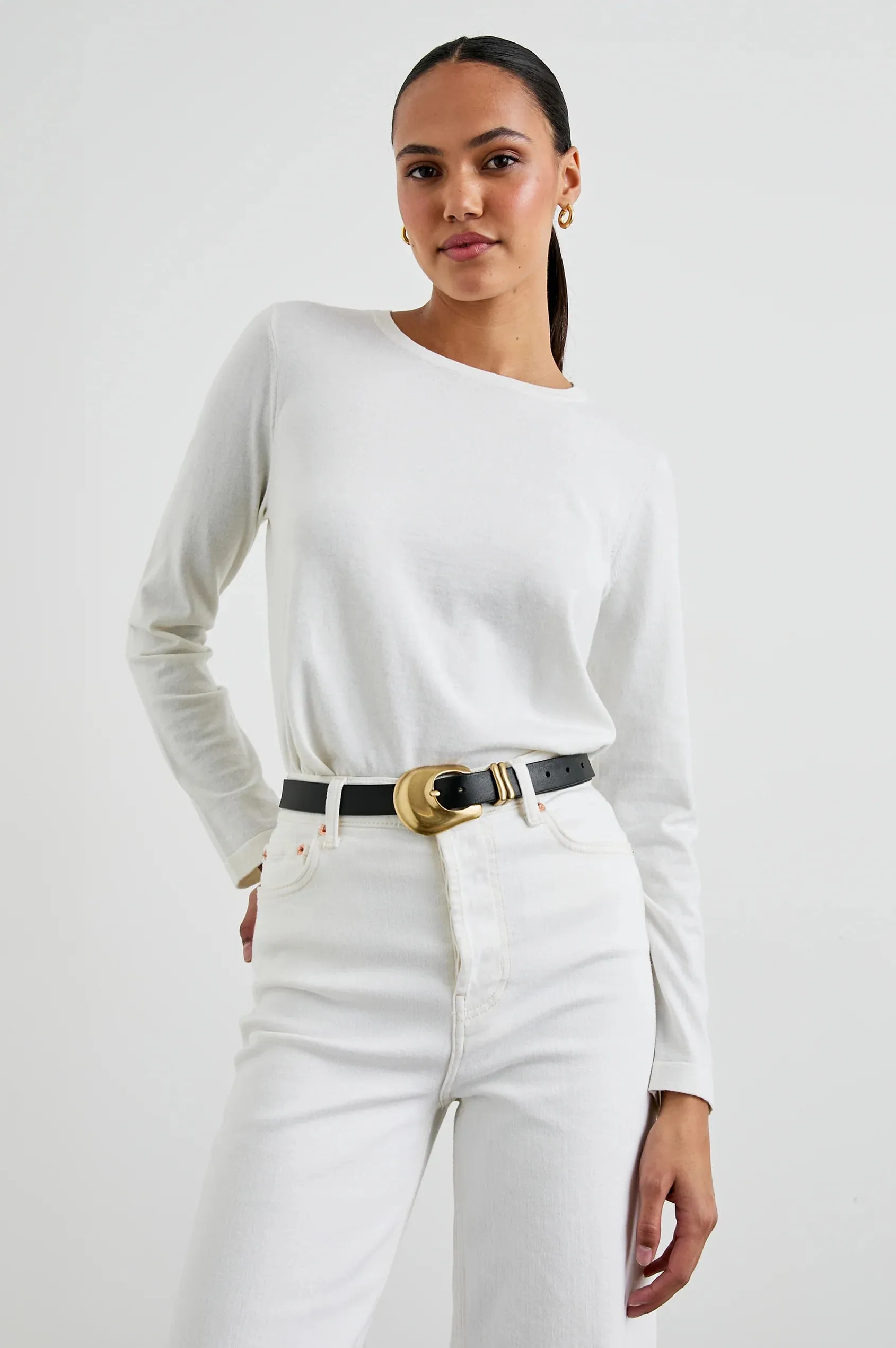 Rails Cotton Cashmere Long Sleeve Tee