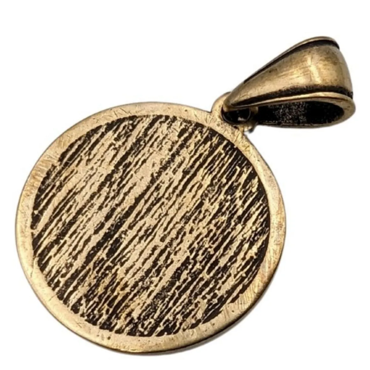 Raven Banner bronze pendant