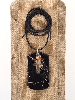 Realtree Xtra Meteorite Cross Dog Tag