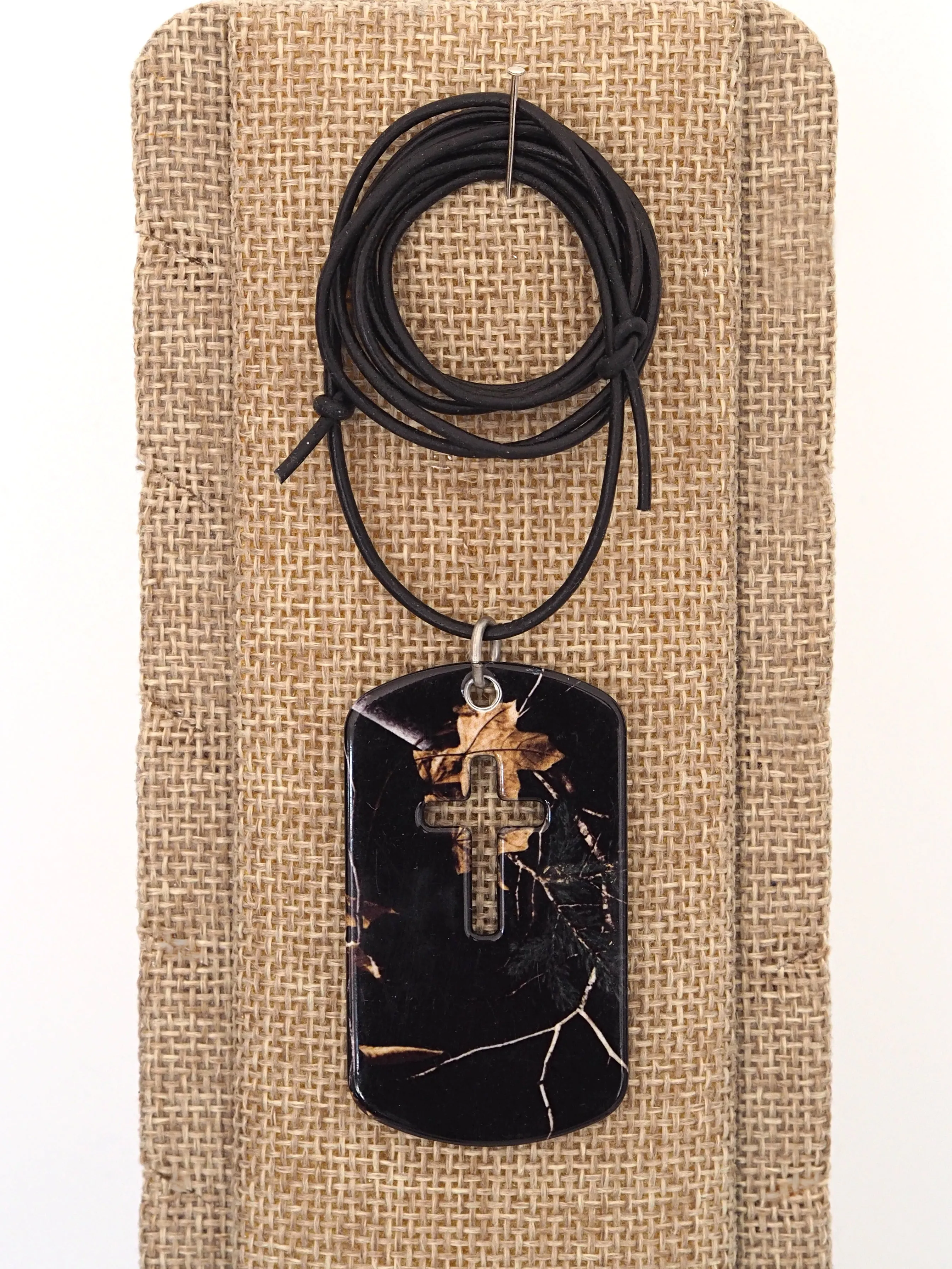 Realtree Xtra Meteorite Cross Dog Tag