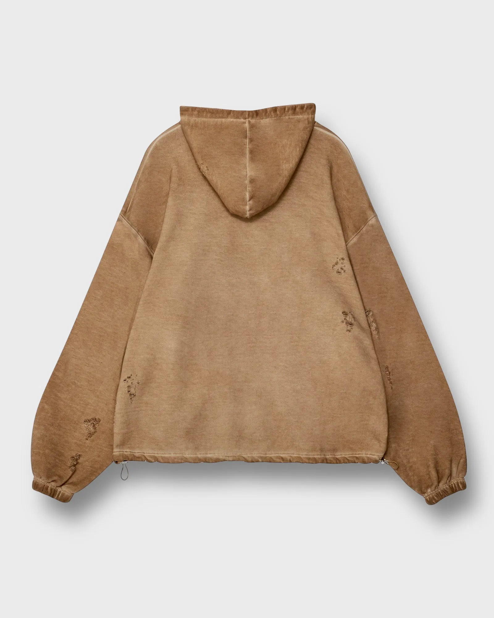 Recycle Vintage Wash Distressed Hoodie