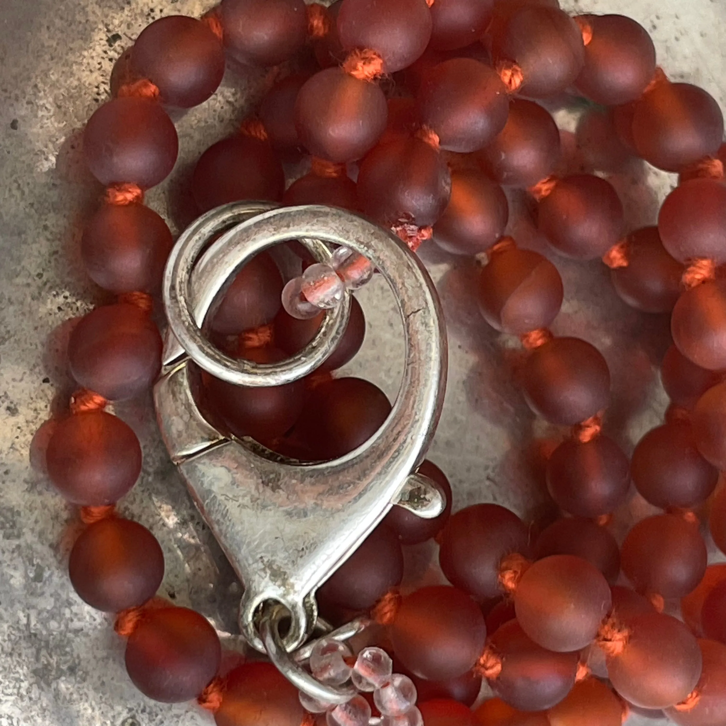 Red Onyx Medium   Clasp
