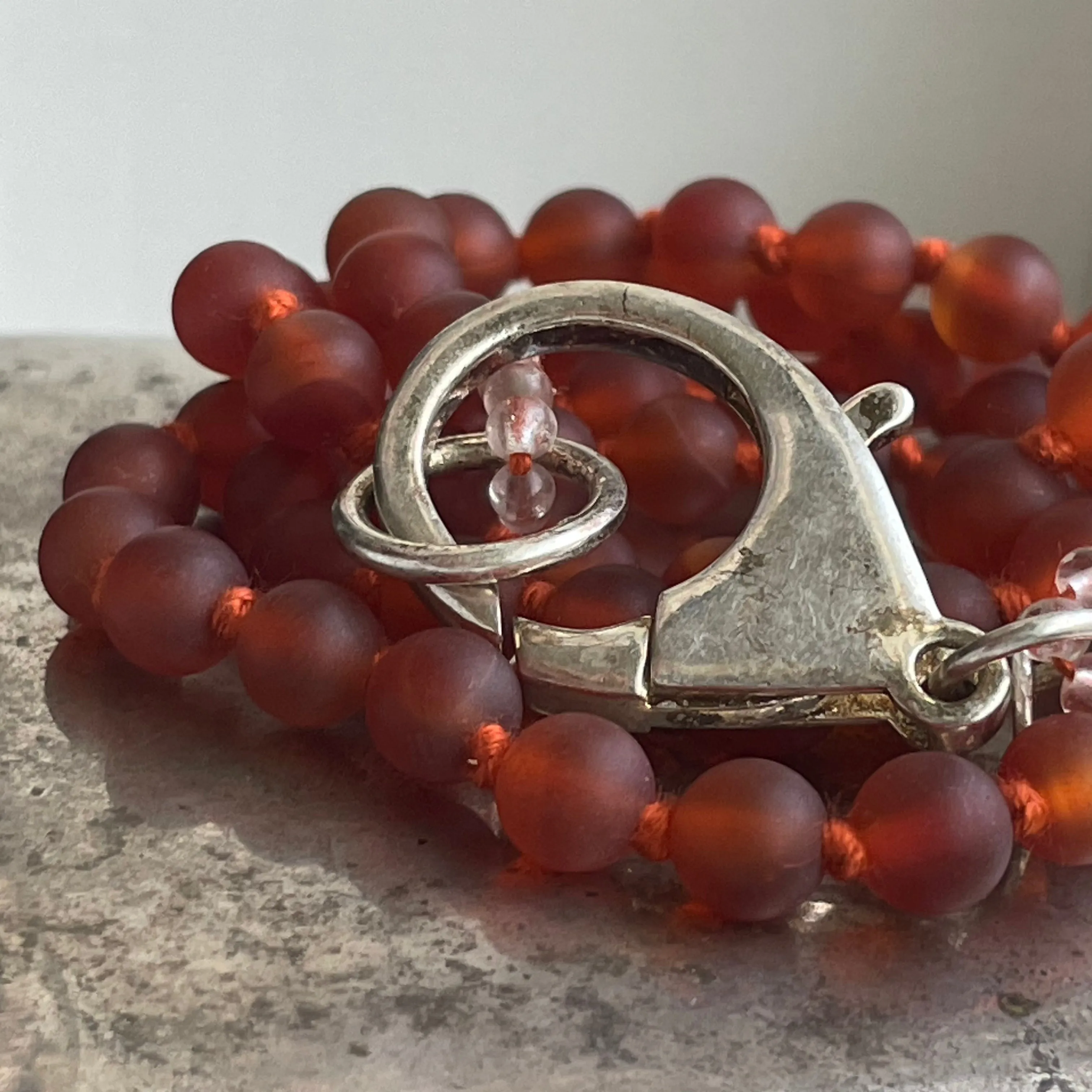 Red Onyx Medium   Clasp