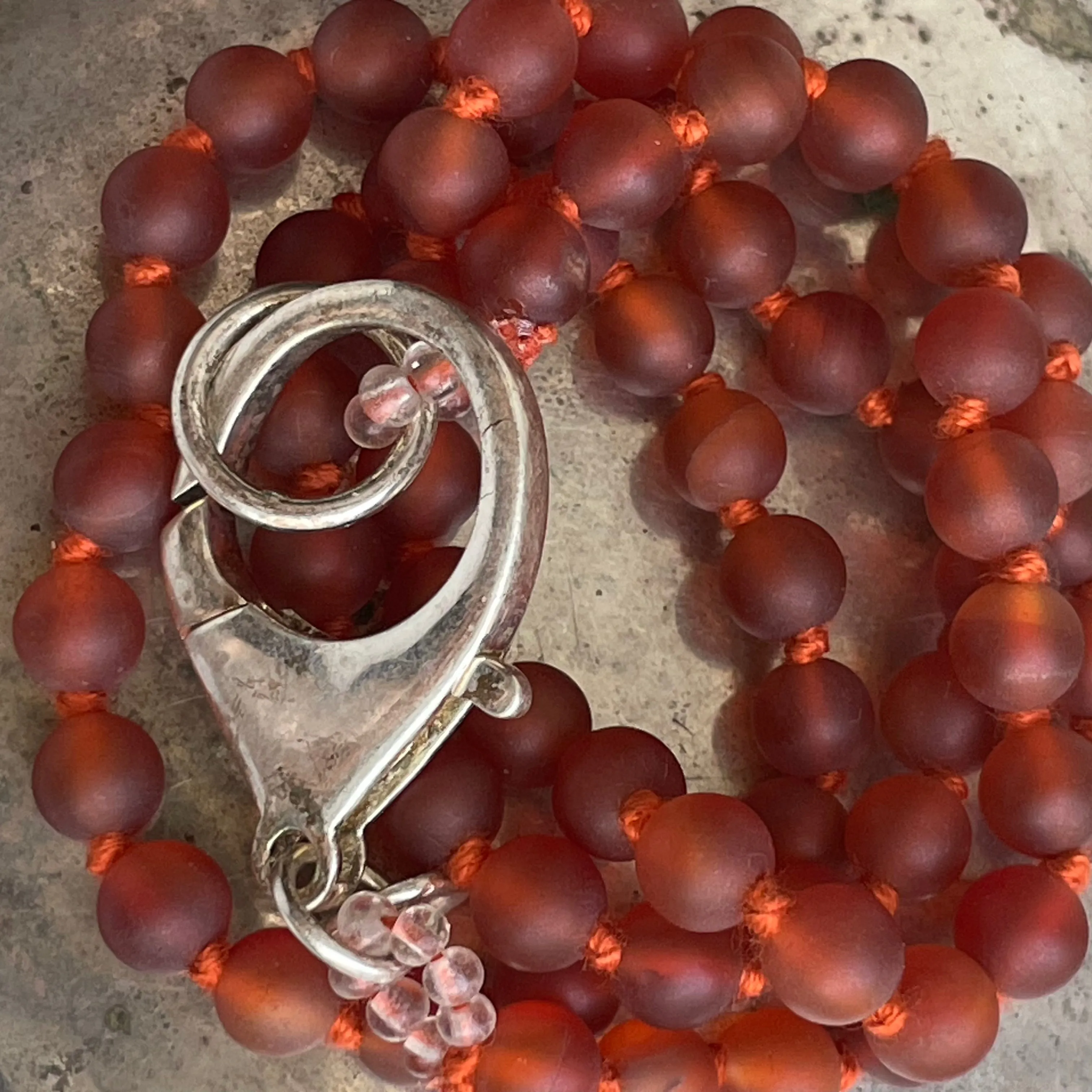 Red Onyx Medium   Clasp