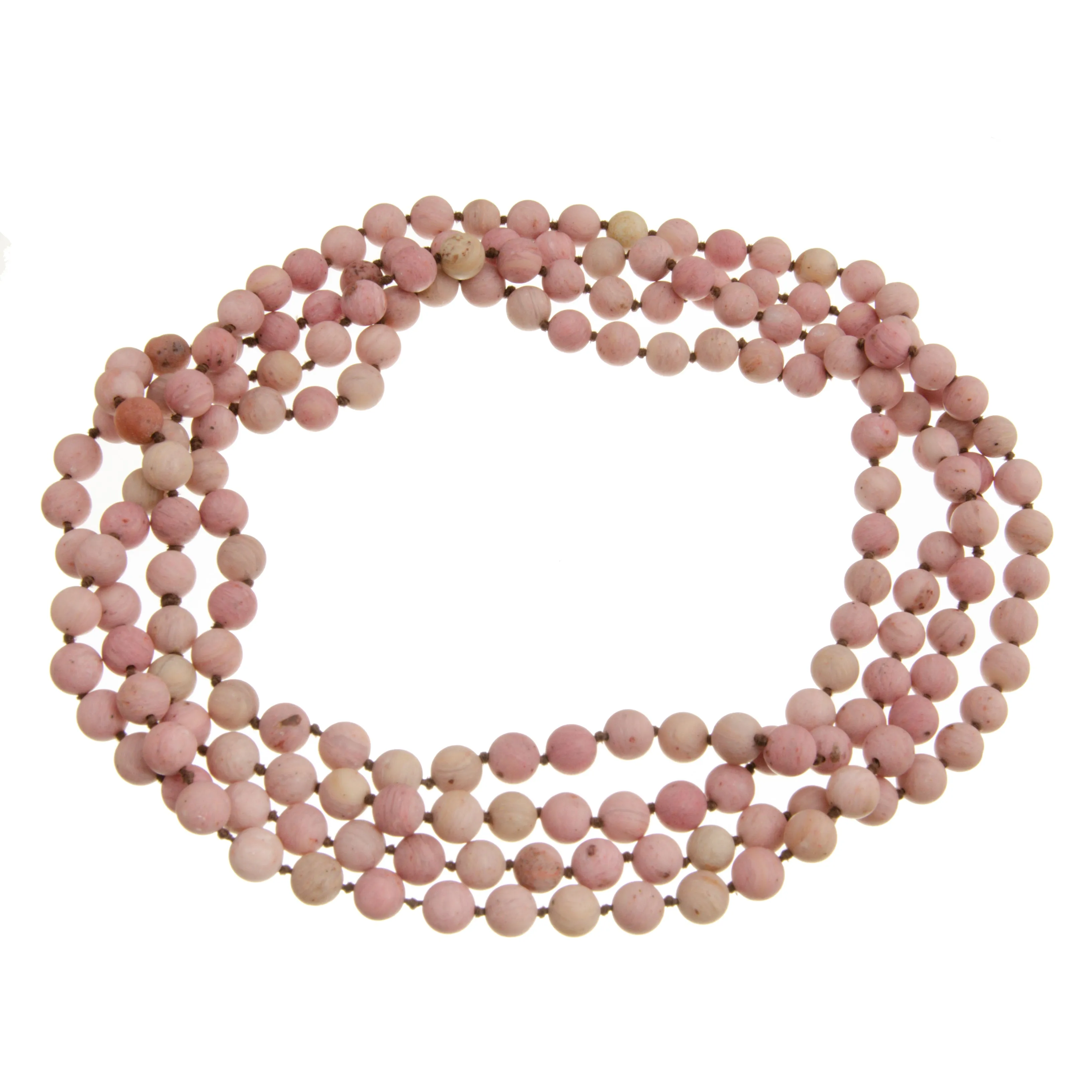 RHODONITE BEADS LONG