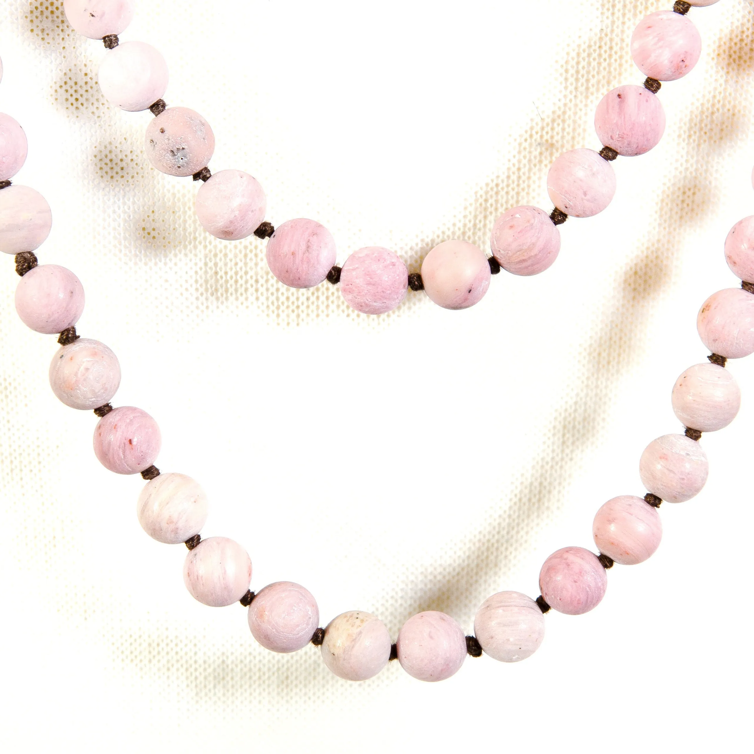 RHODONITE BEADS LONG