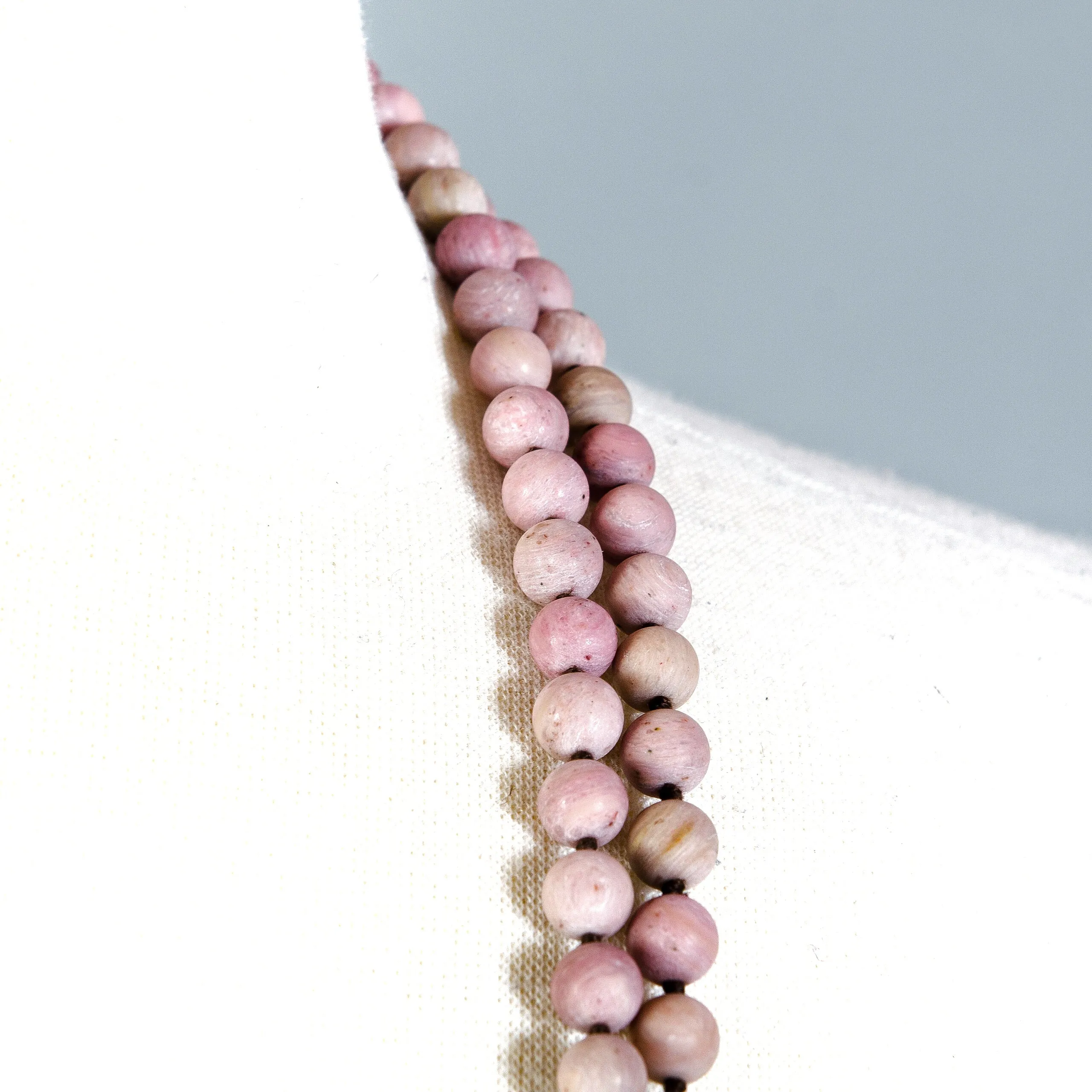 RHODONITE BEADS LONG